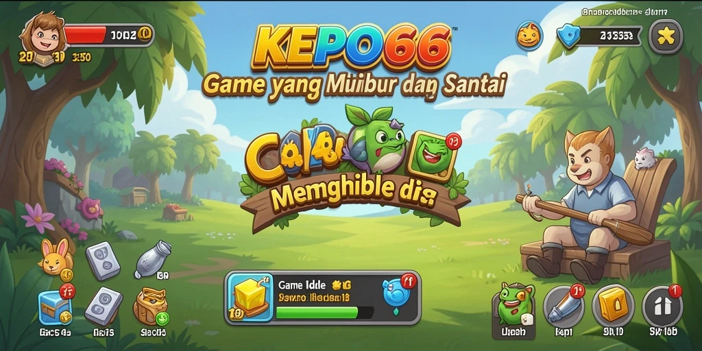 Tampilan gameplay <strong>KEPO66</strong> yang menarik dengan karakter dan grafik vibrant.