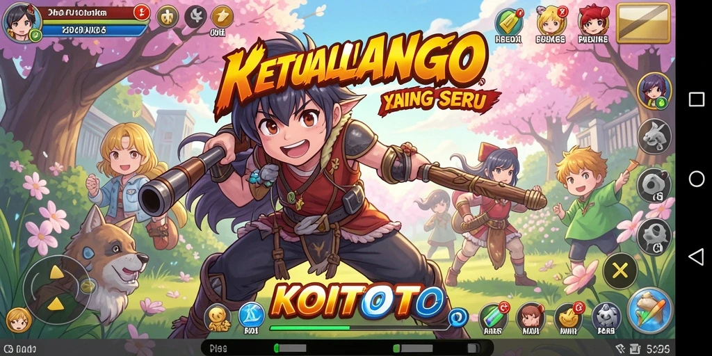 Menampilkan aksi seru dan karakter anime yang memukau.