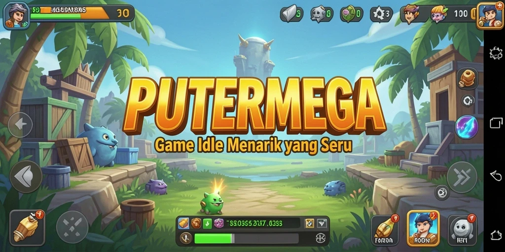 Tampilan gameplay PUTERMEGA yang menawan dan menarik.