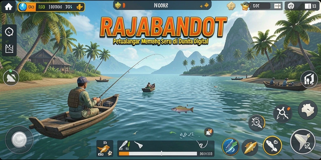 Tampilkan momen seru saat memancing di RAJABANDOT.