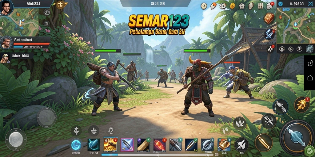 Gameplay SEMAR123 yang mendalam dan menarik dalam aksi strategi.